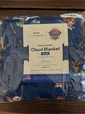 Little Sleepies Paw Patrol Cloud Blanket